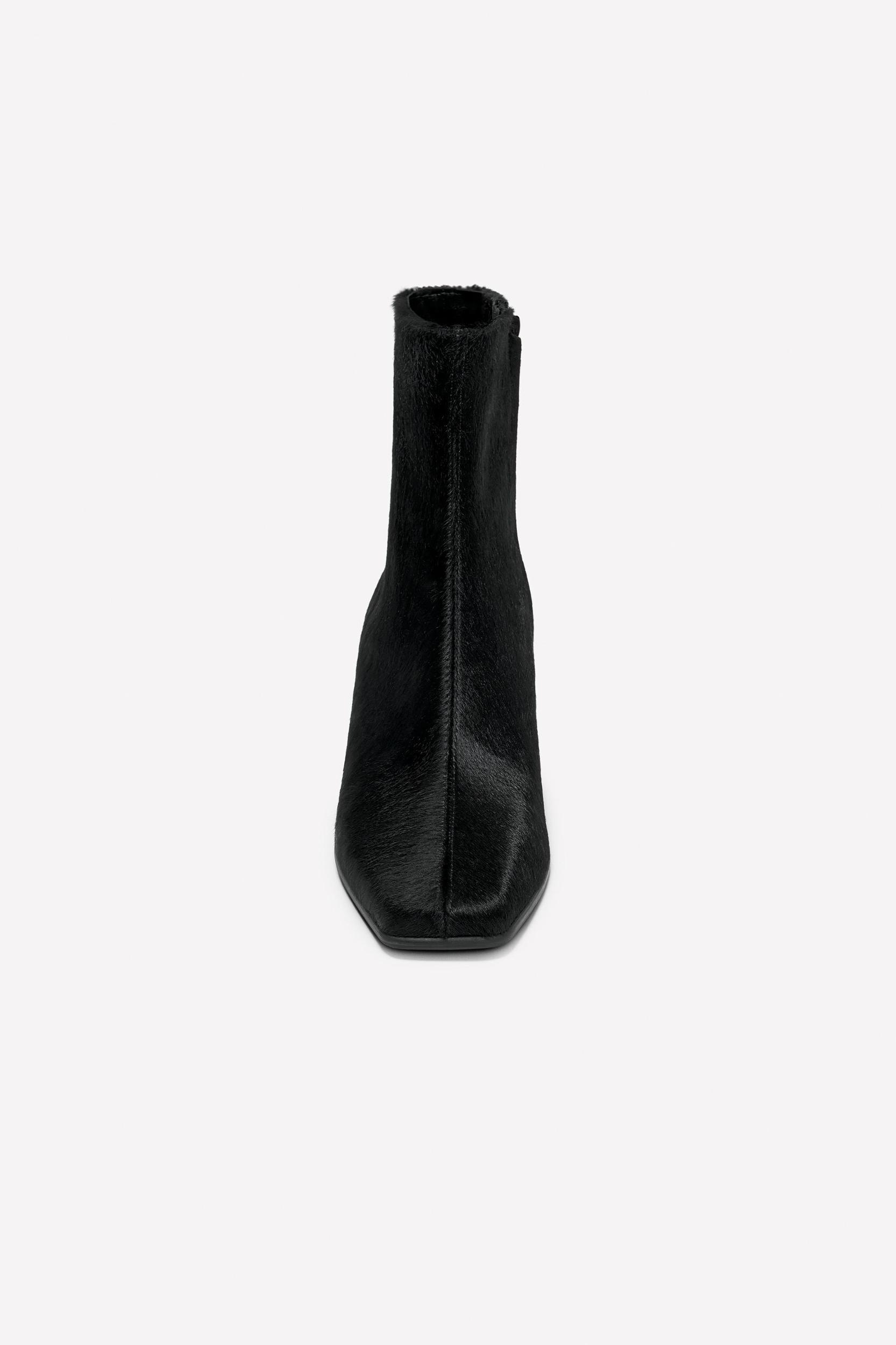 HAIR EFFECT LEATHER HEELED BOOTS LUDOVIC DE SAINT SERNIN x ZARA Product Image