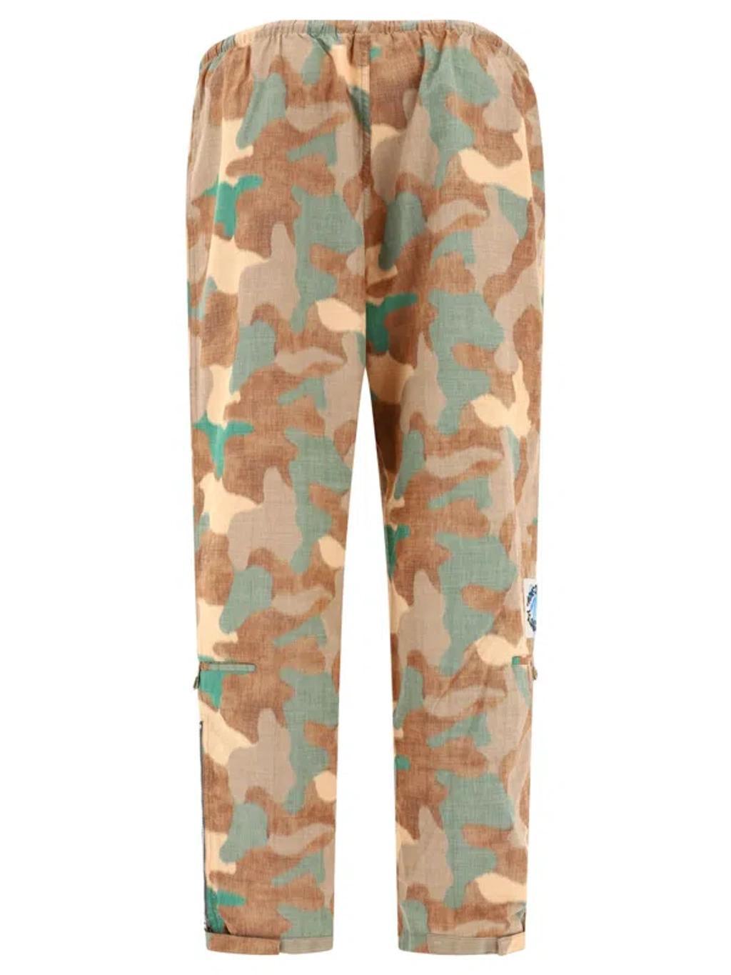 Camo Print Trousers In Multi Product Image