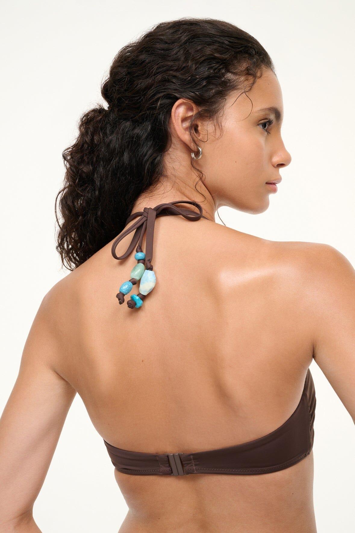 LAIRD BIKINI TOP | DARK CHOCOLATE Product Image