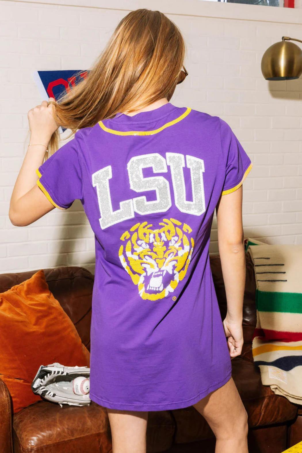 LSU Baseball Jersey Dress Product Image