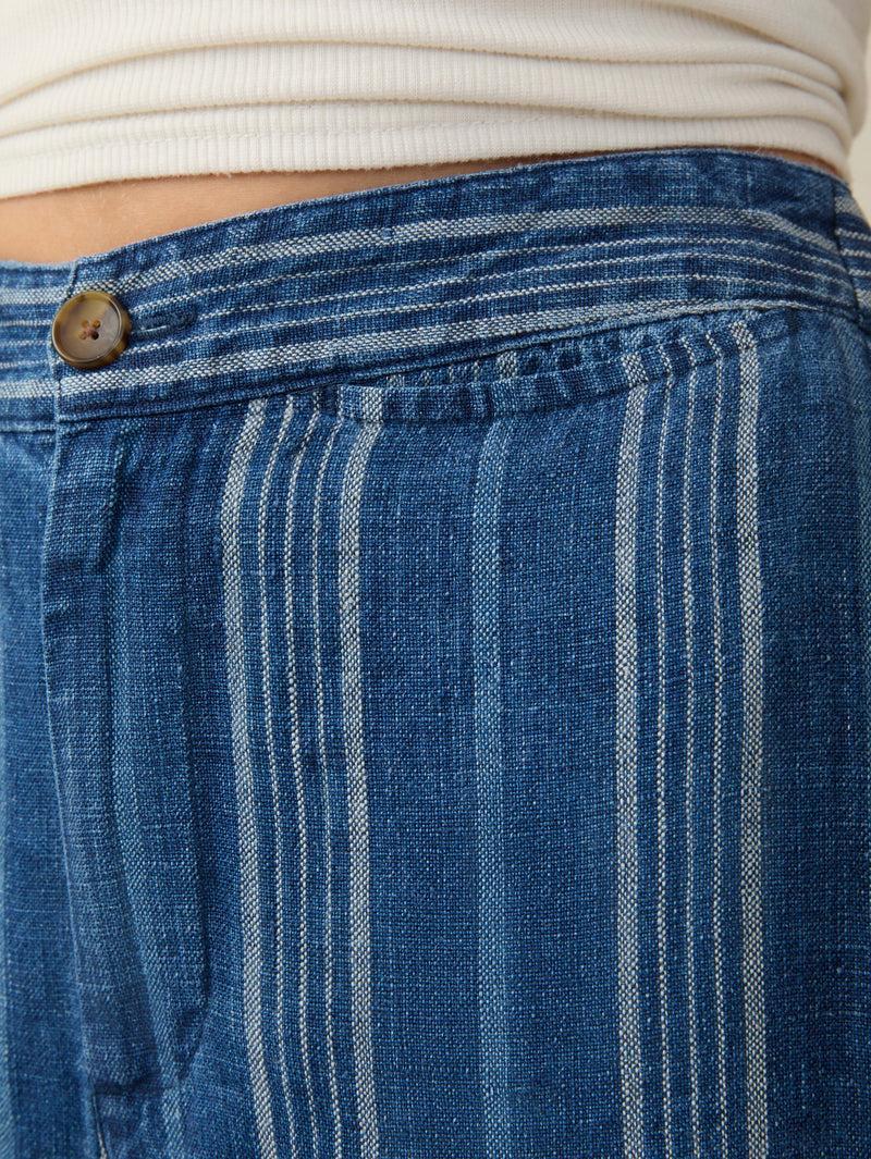 Sun Strider Linen Pant - Dockside Stripe Product Image