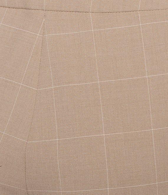 Calvin Klein Windowpane Wide Leg Pants Product Image