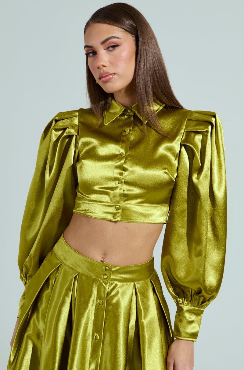 TYPE SLAAAY CROPPED BLOUSE Product Image