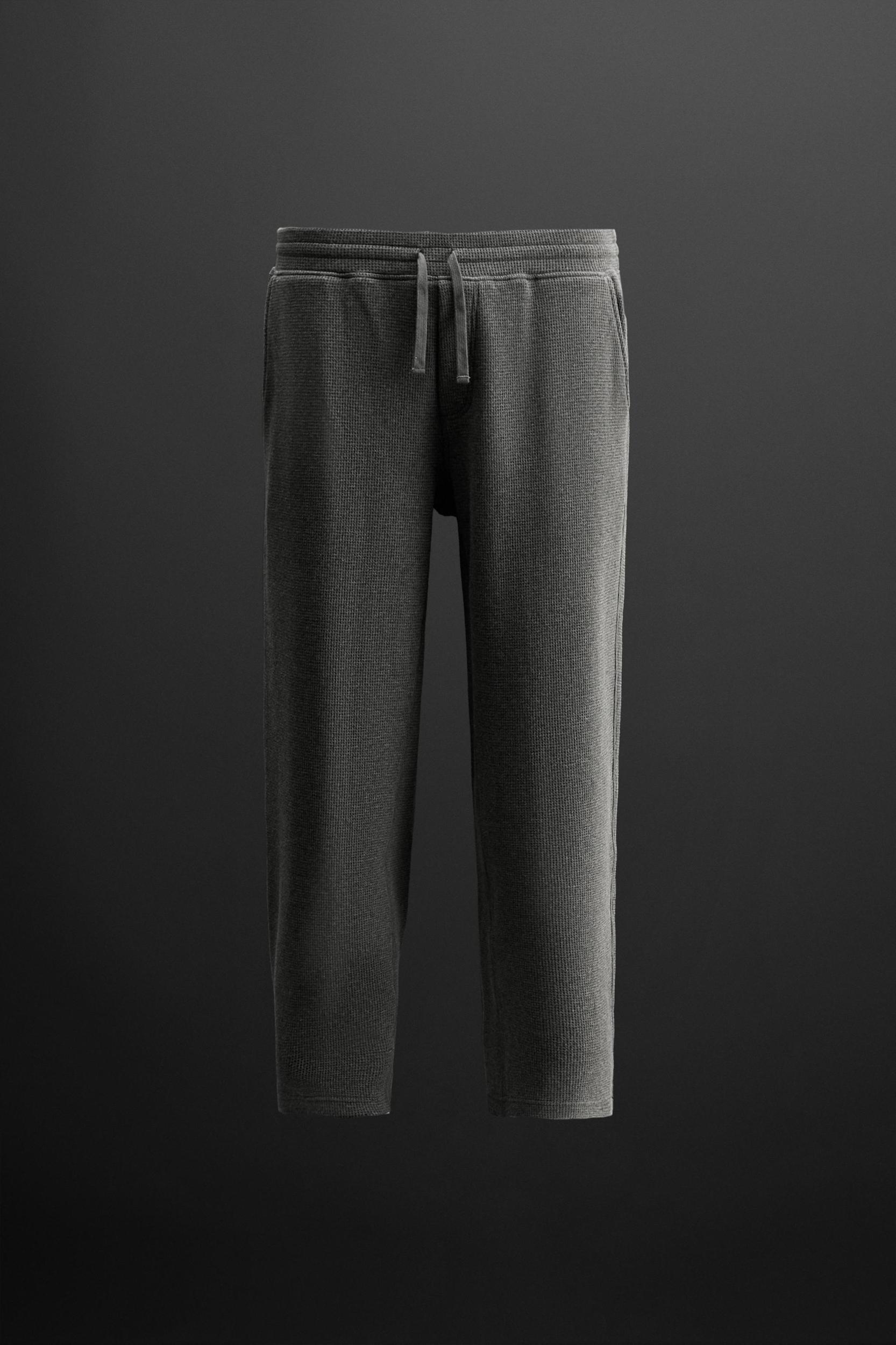 TEXTURED JOGGER PANTS Product Image