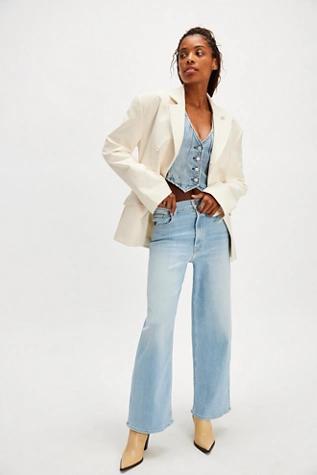 MOTHER High-Waisted Spinner Zip Jeans Product Image