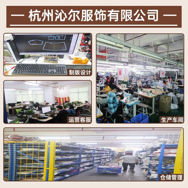 Set: Halter Print Bikini Top + Bottom + Long-Sleeve Drawstring Cover Up Top + Skirt Product Image