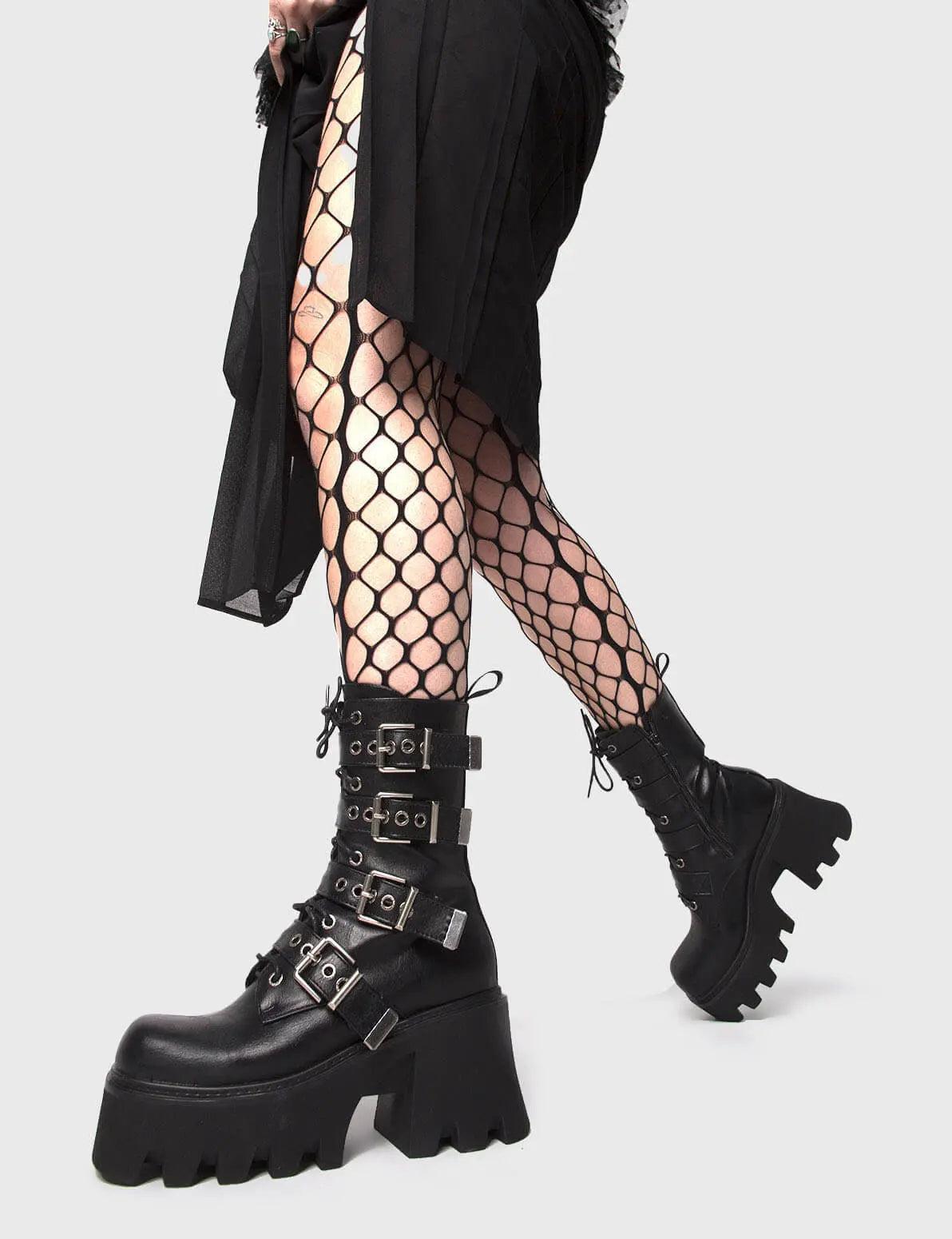 Hysteria Chunky Platform Ankle Boots Product Image