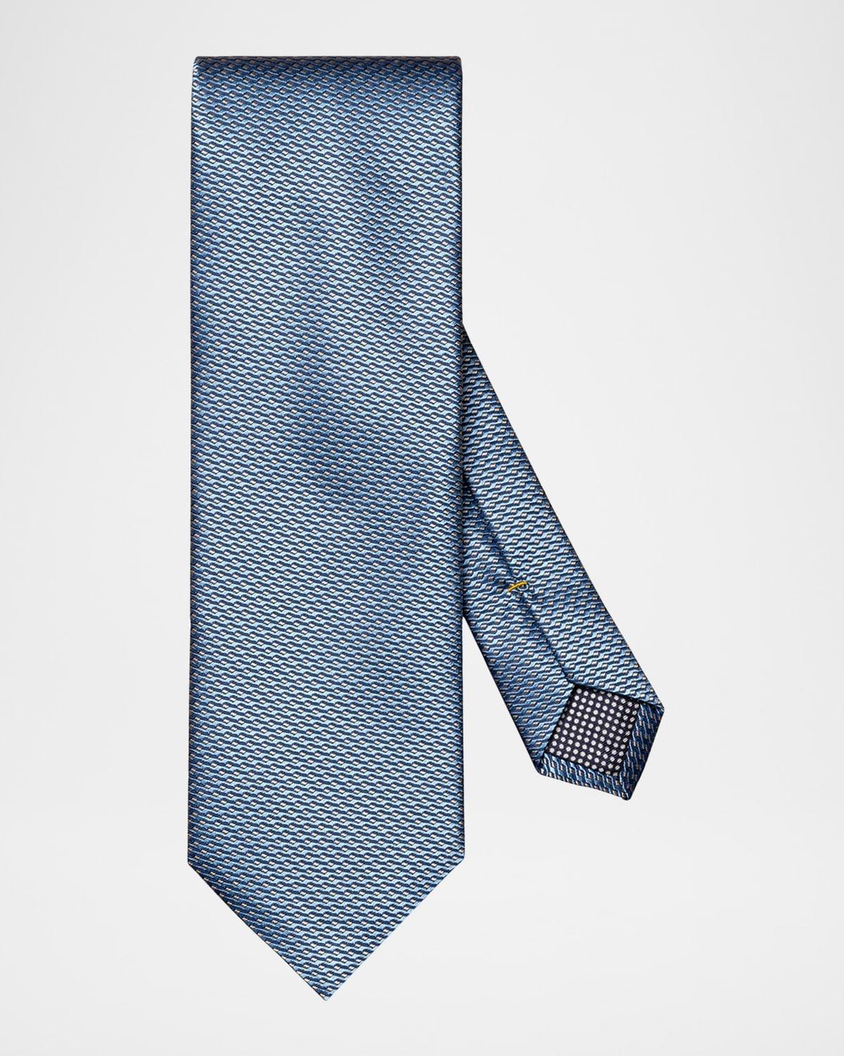 Men's Geometric Silk Tie Product Image