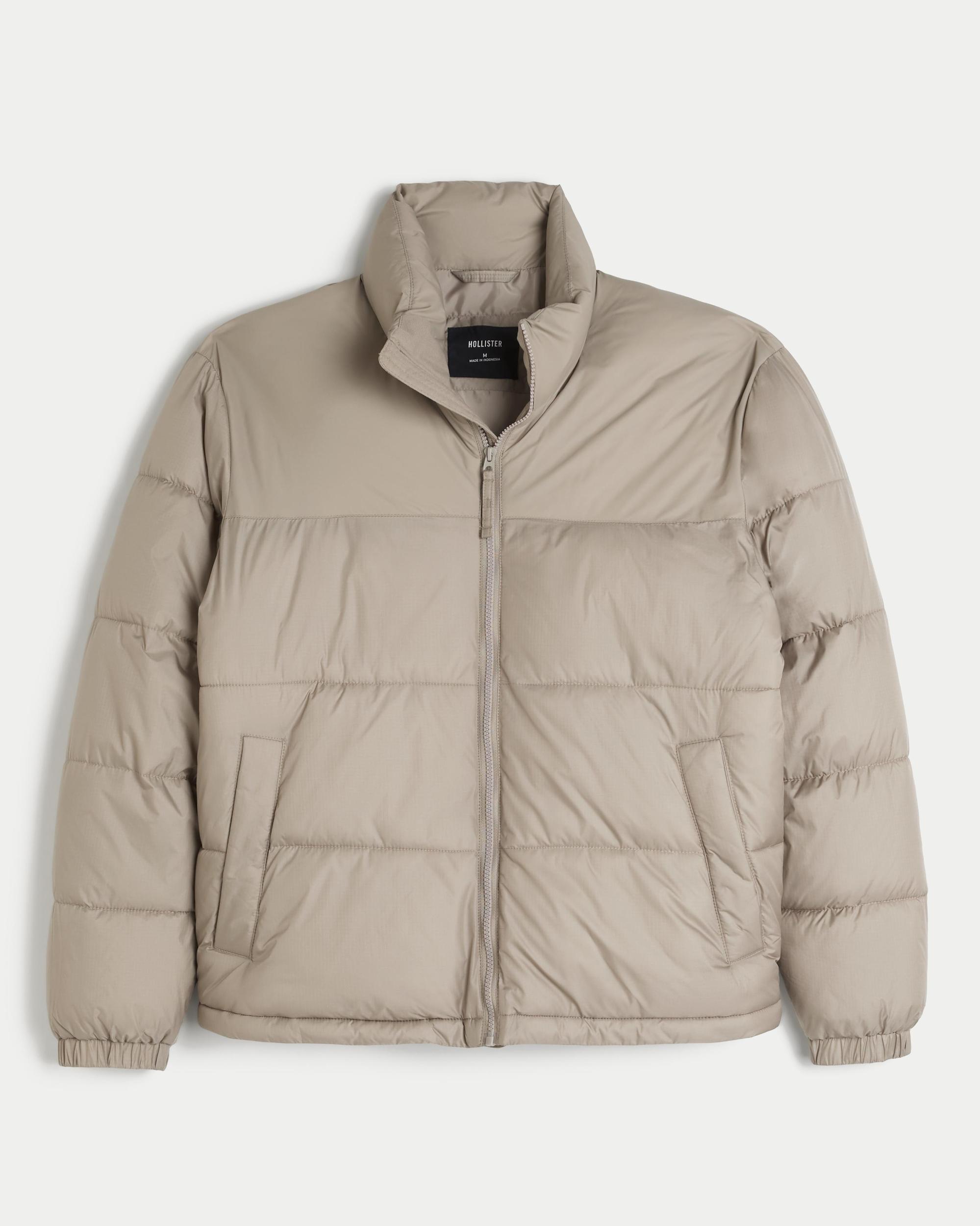 Boxy Mock-Neck Puffer Jacket Product Image