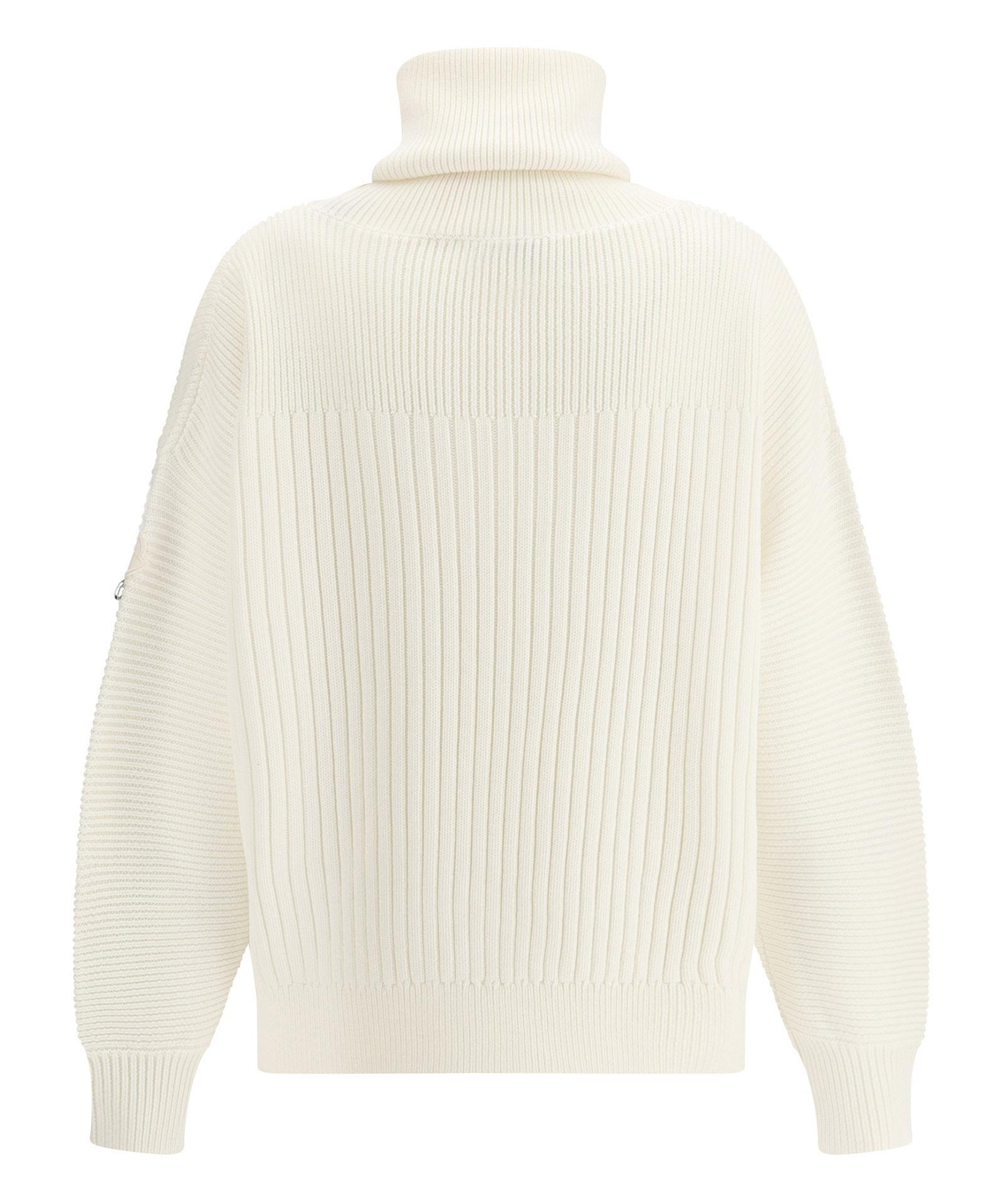 MONCLER Roll-neck Sweater In White Product Image