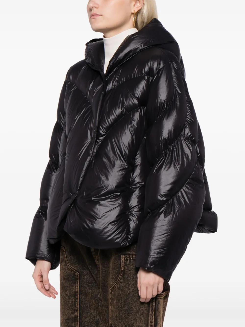 off-centre quilted puffer jacket Product Image