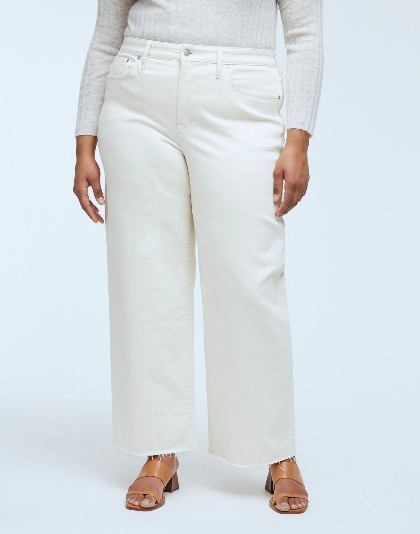 The Plus Perfect Vintage Wide-Leg Crop Jean Product Image