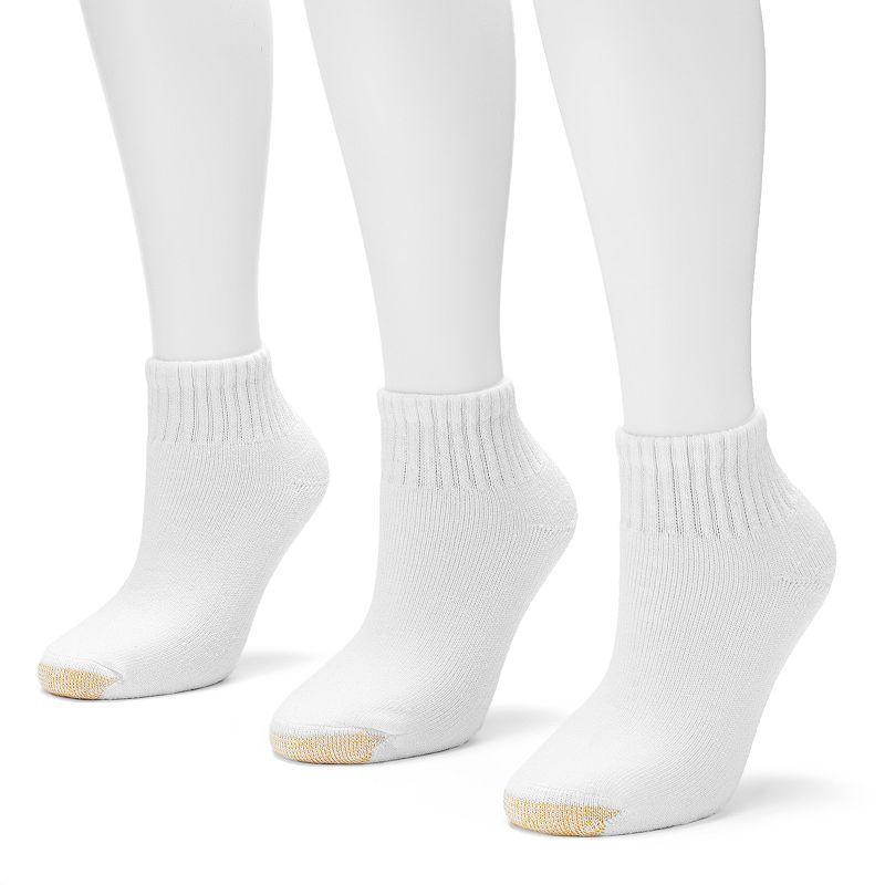 Gold Toe Ultra Tec 3 Pair Quarter Ankle Socks Womens Product Image