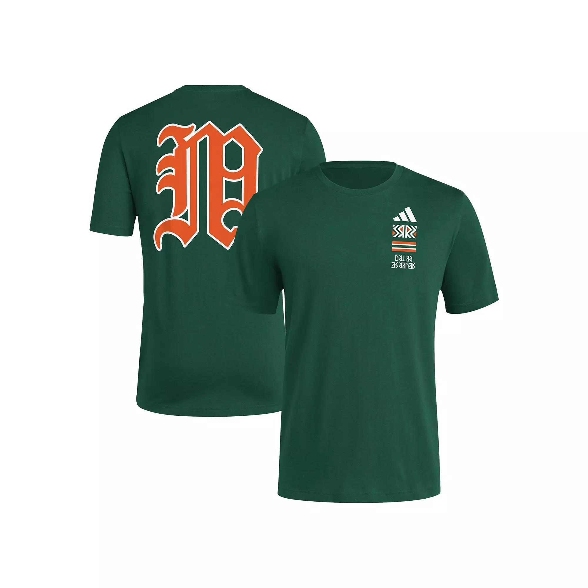 Men's adidas Red Louisville Cardinals Reverse Retro Baseball 2 Hit T-Shirt, Size: Large Product Image