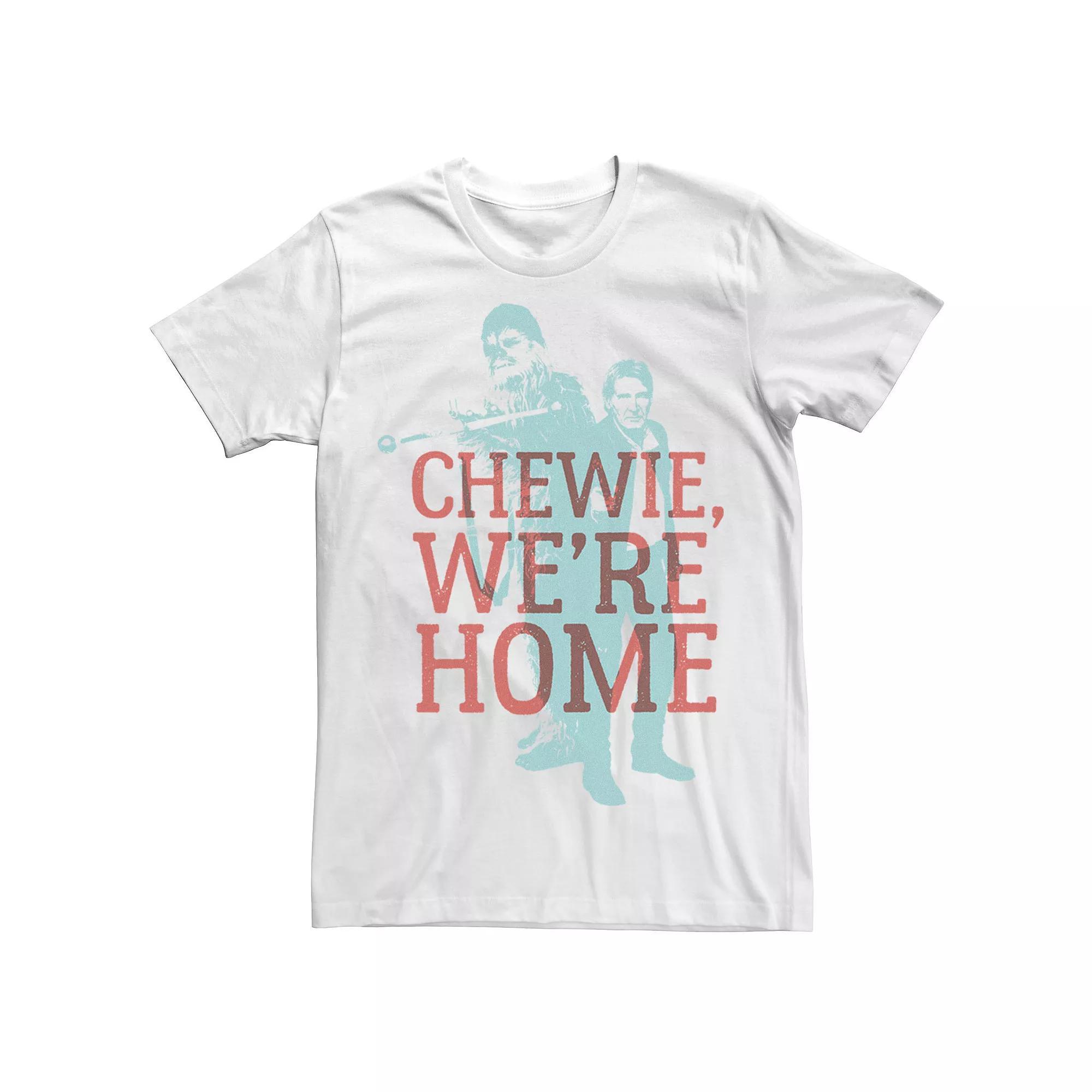Men's Star Wars Han Solo Chewie We're Home Tee,  Product Image