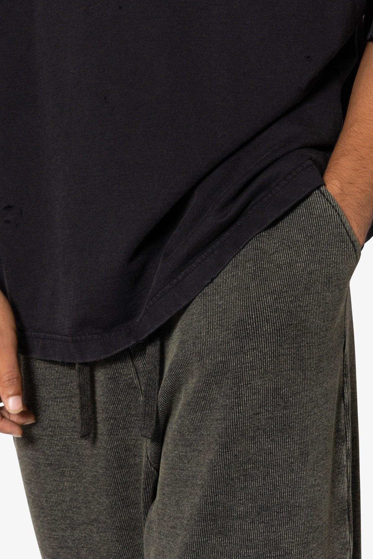 Ultra Baggy Thermal Sweatpants - Olive Product Image