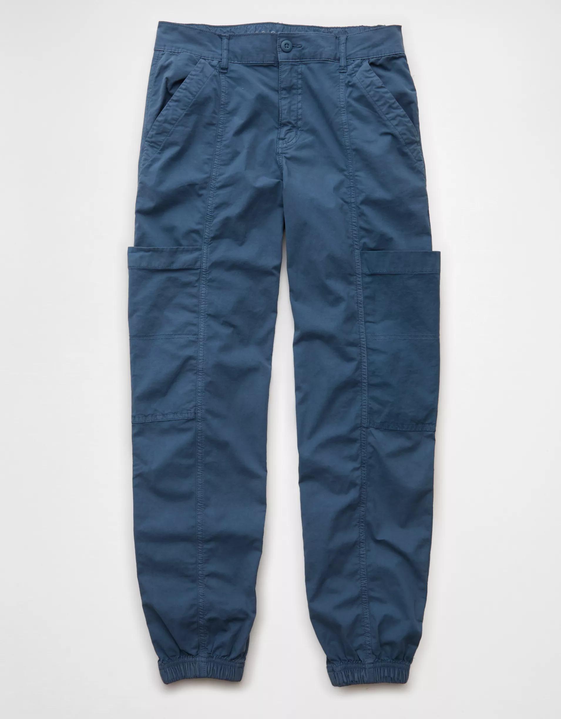 AE Snappy Stretch High-Waisted Baggy Cargo Jogger Product Image