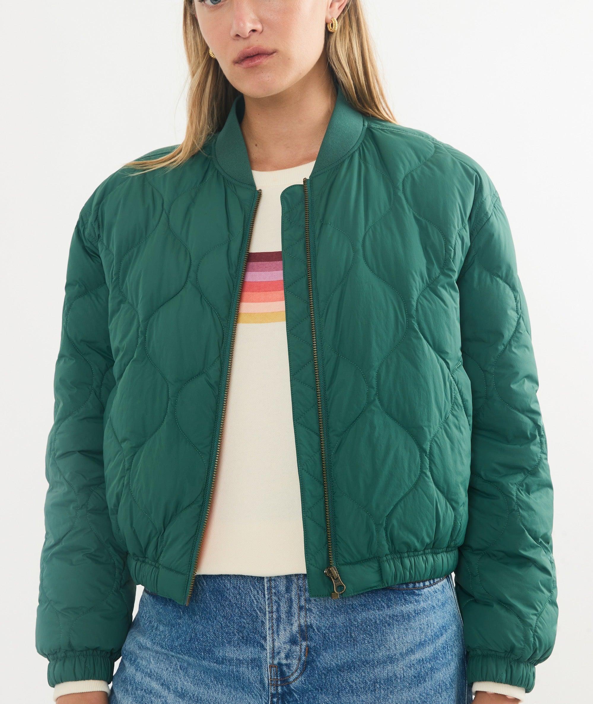 Avalon Lightweight Quilted Bomber Product Image