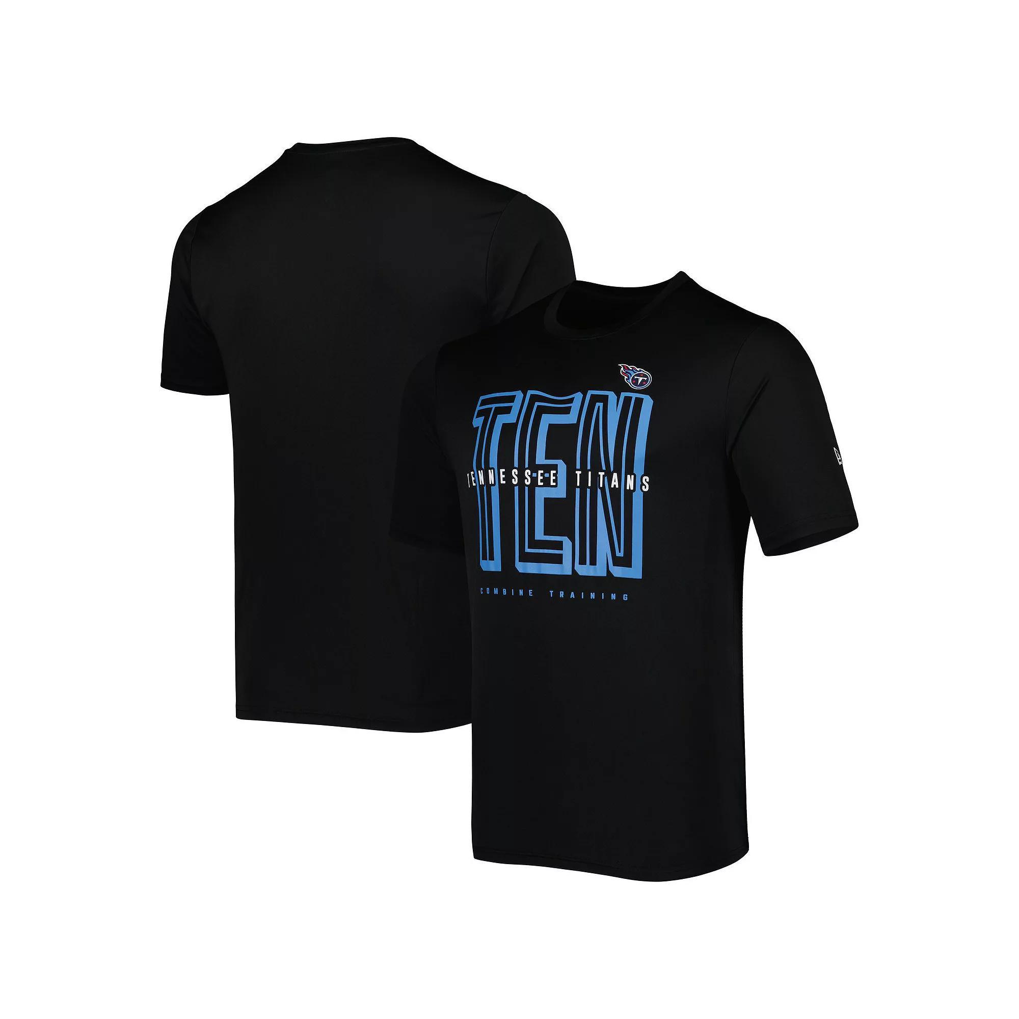 Men's New Era Black Tennessee Titans Scrimmage T-Shirt,  Product Image