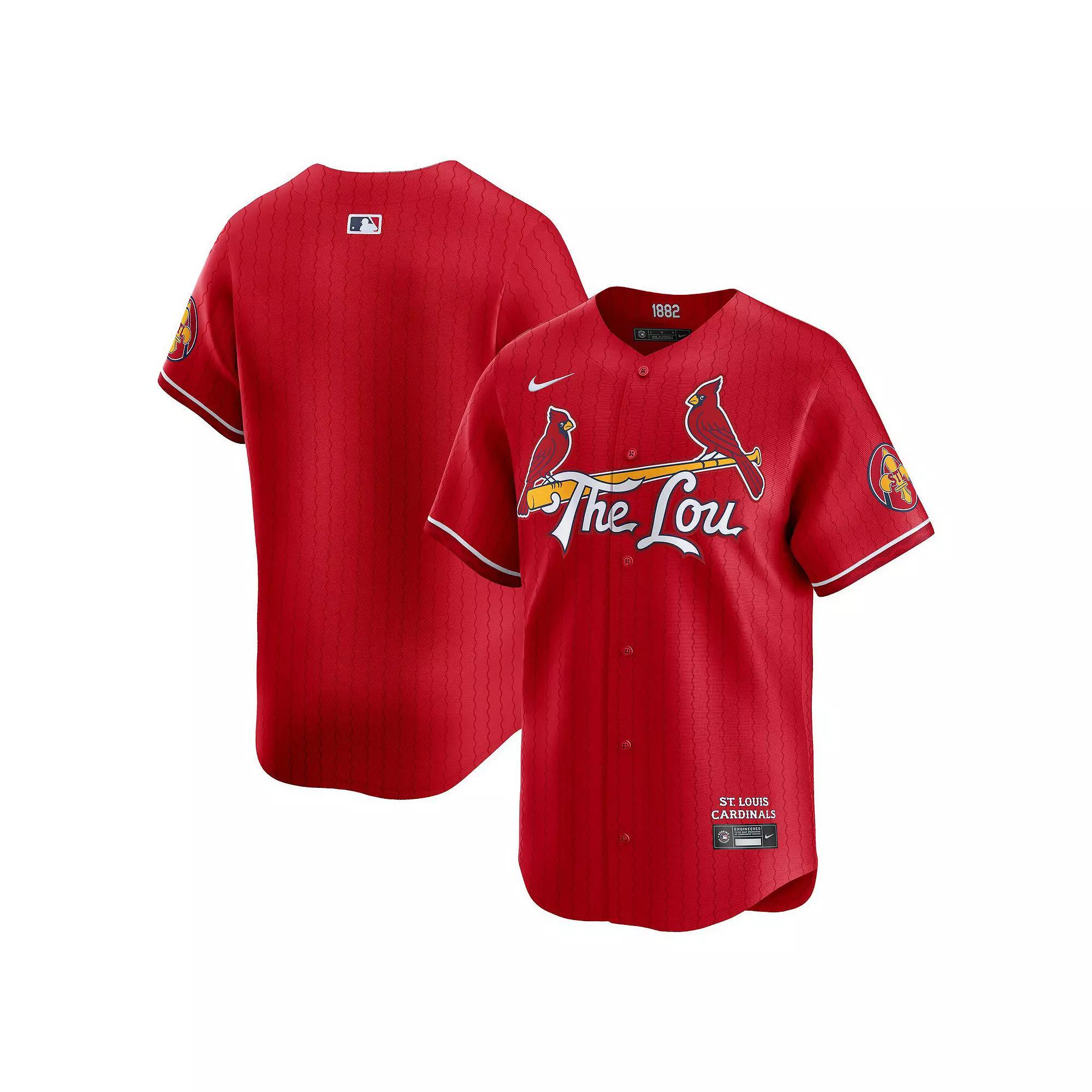 Men's Nike Red St. Louis Cardinals City Connect Limited Jersey,  Product Image