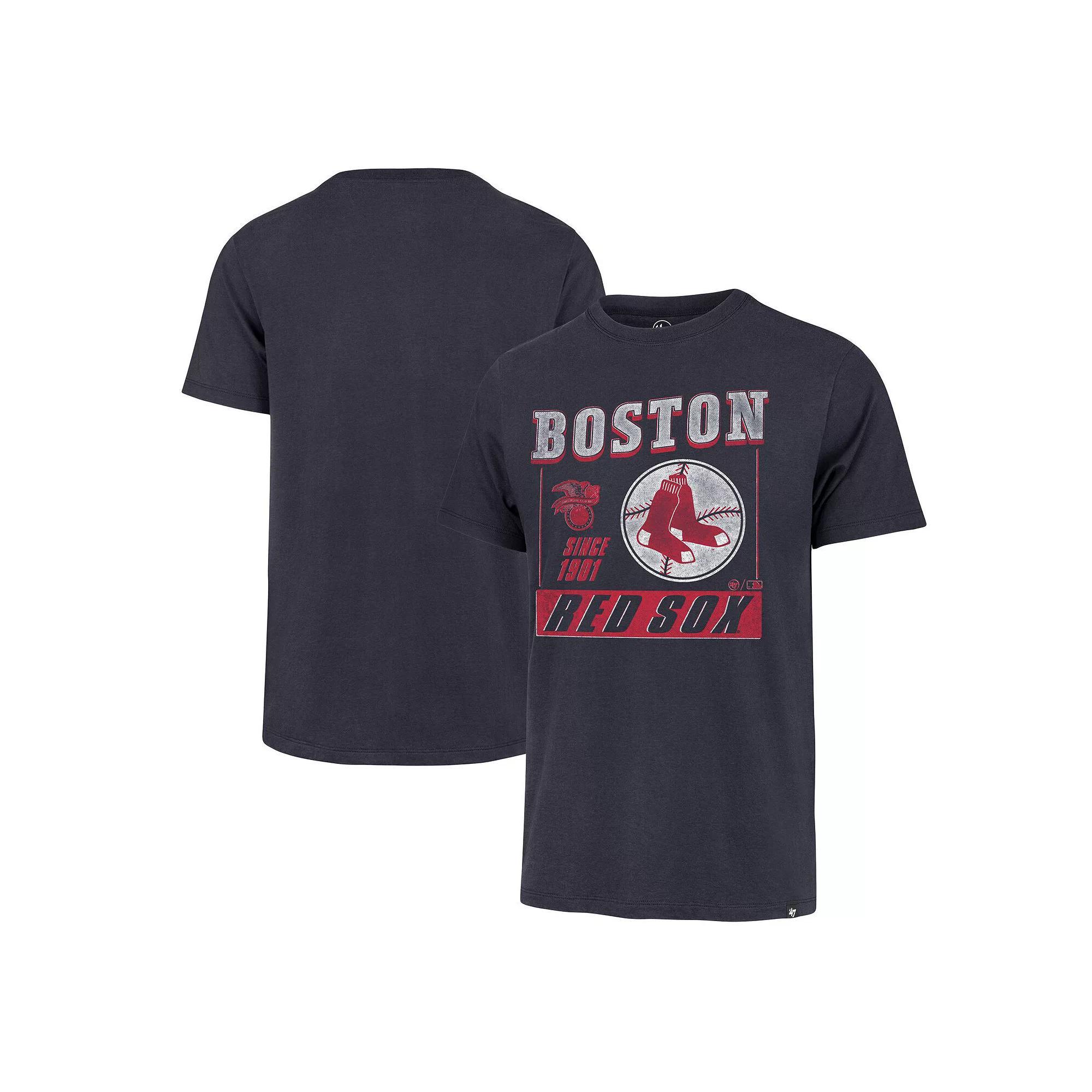 Men's '47 Black Boston Red Sox Outlast Franklin T-Shirt,  Product Image