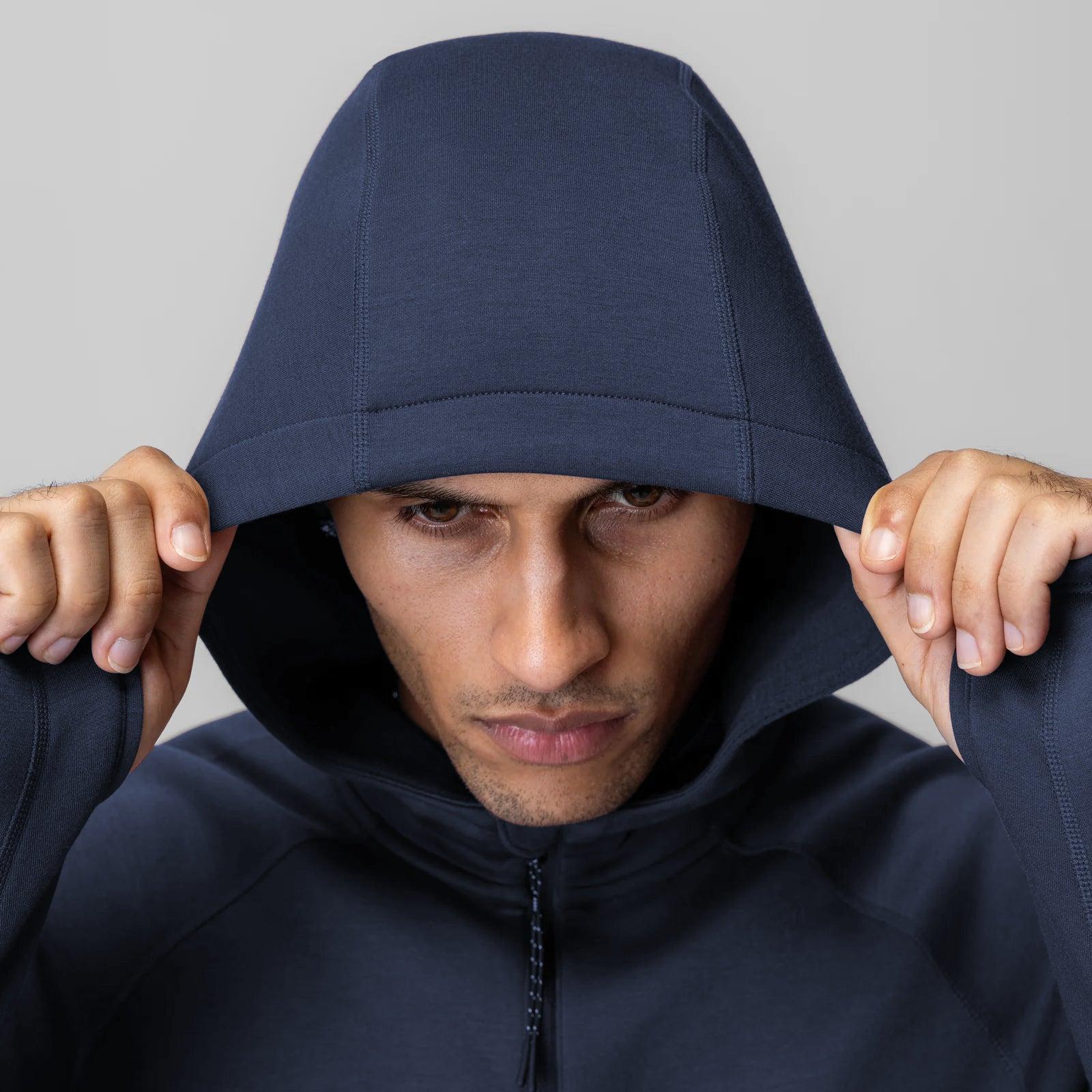 1023. Dri-Core™ Zip Hoodie - Crimson Product Image