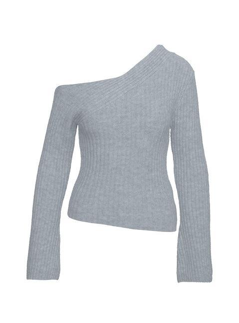 Phillips Cold Shoulder Sweater Grey Product Image