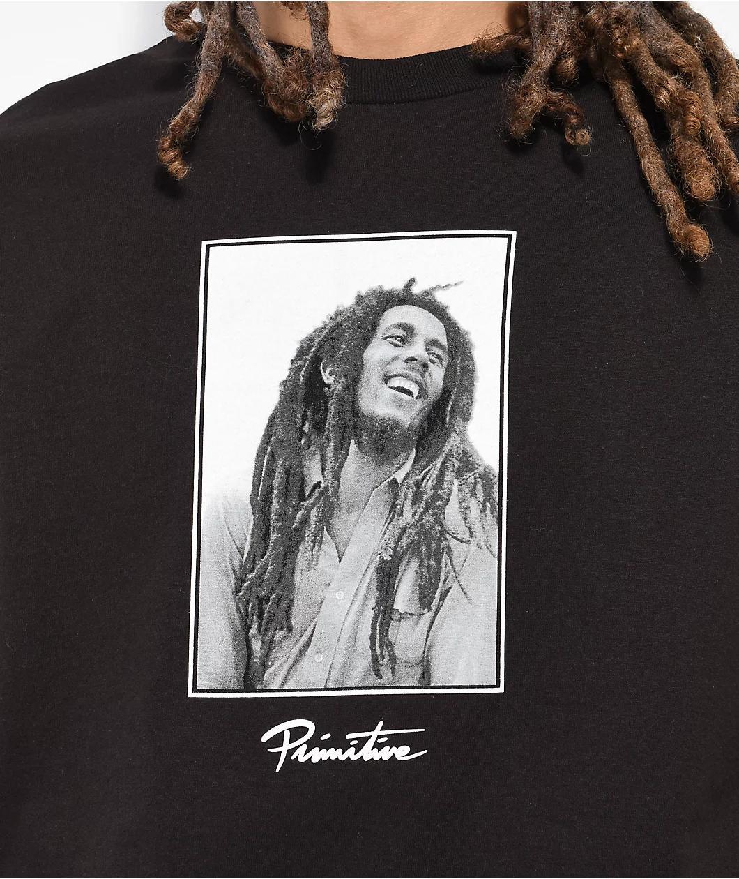 Primitive x Bob Marley Uprising Black T-Shirt Product Image