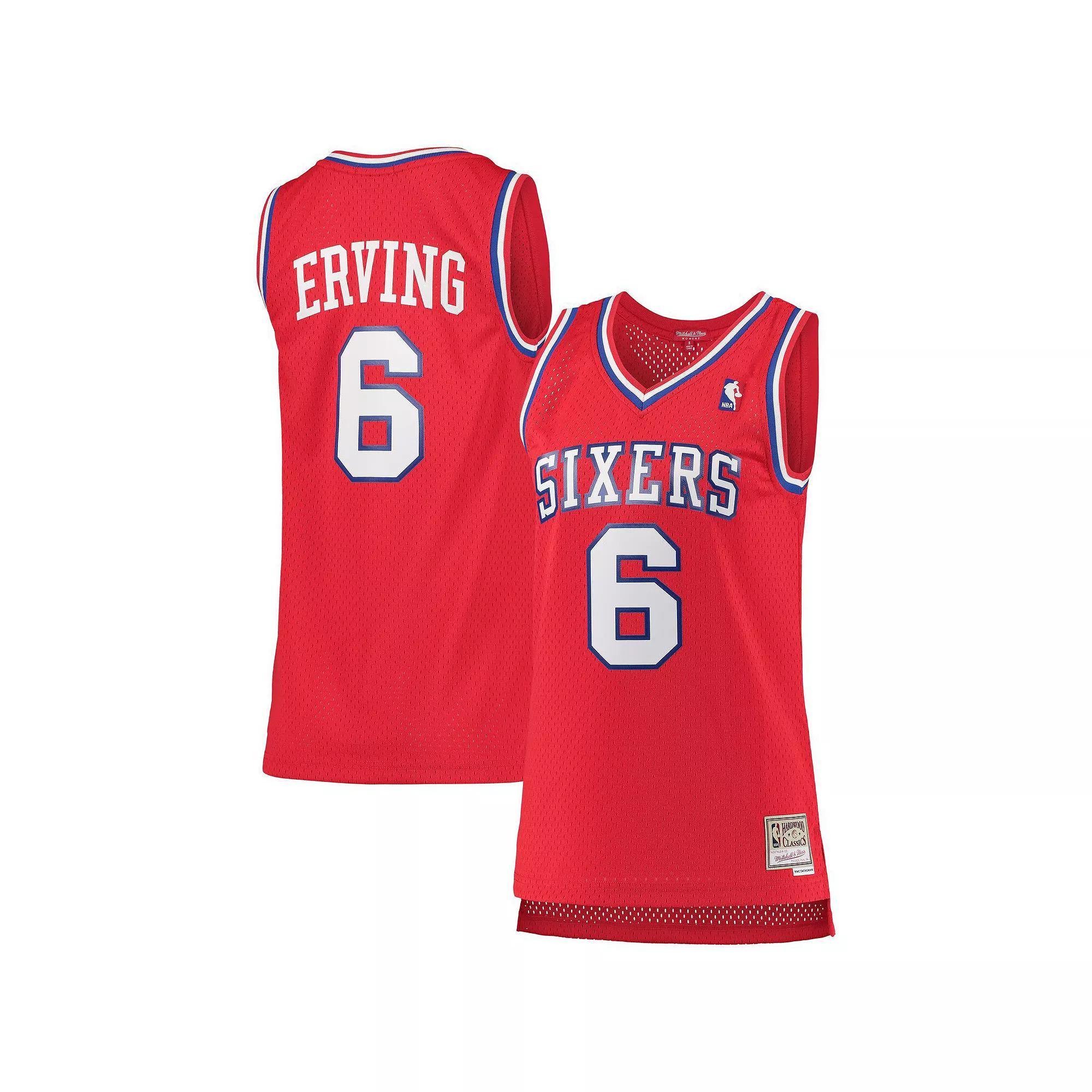 Women's Mitchell & Ness Julius Erving Red Philadelphia 76ers 1982/83 Hardwood Classics Swingman Jersey, Size: Small, 76r Red Product Image