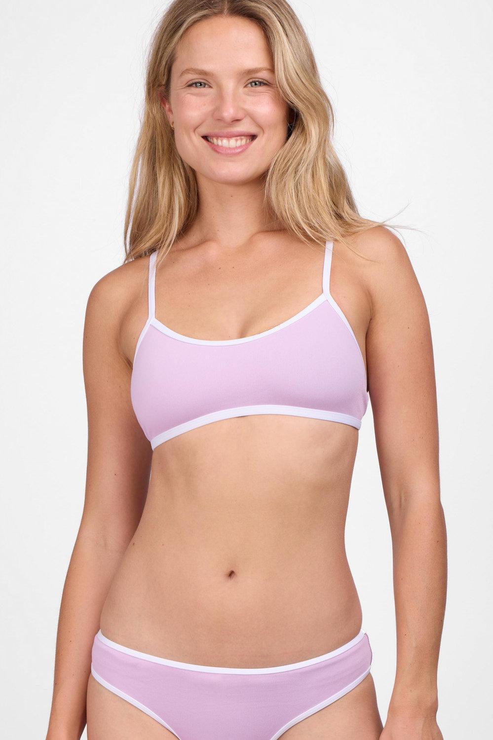 Jocelyn Bikini Top - Sour Grape Contrast Female Product Image