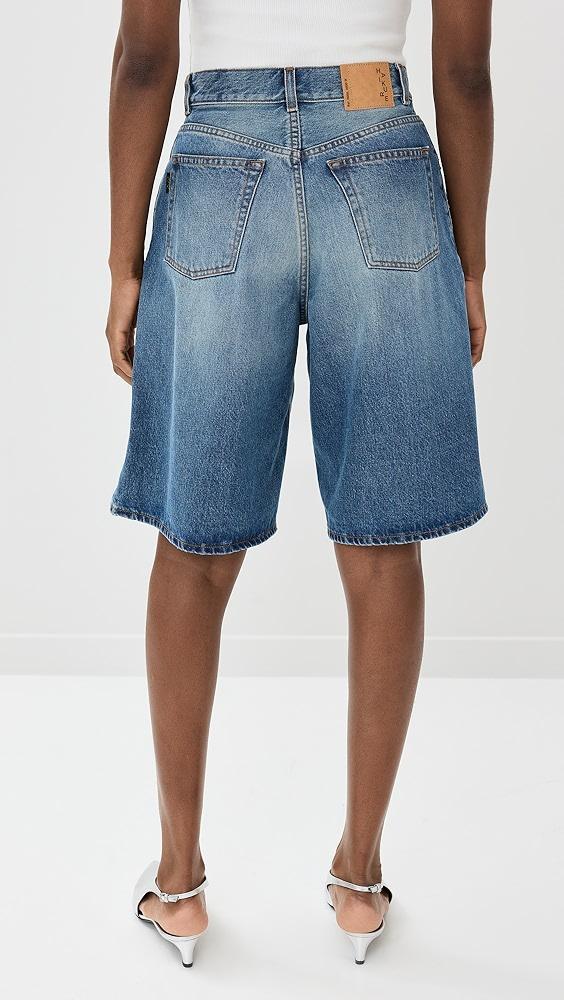 HAIKURE Becky Piano Blue Shorts | Shopbop Product Image