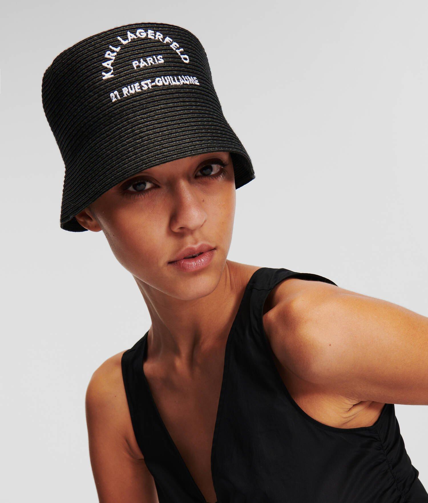 RUE ST-GUILLAUME STRAW BUCKET HAT Product Image