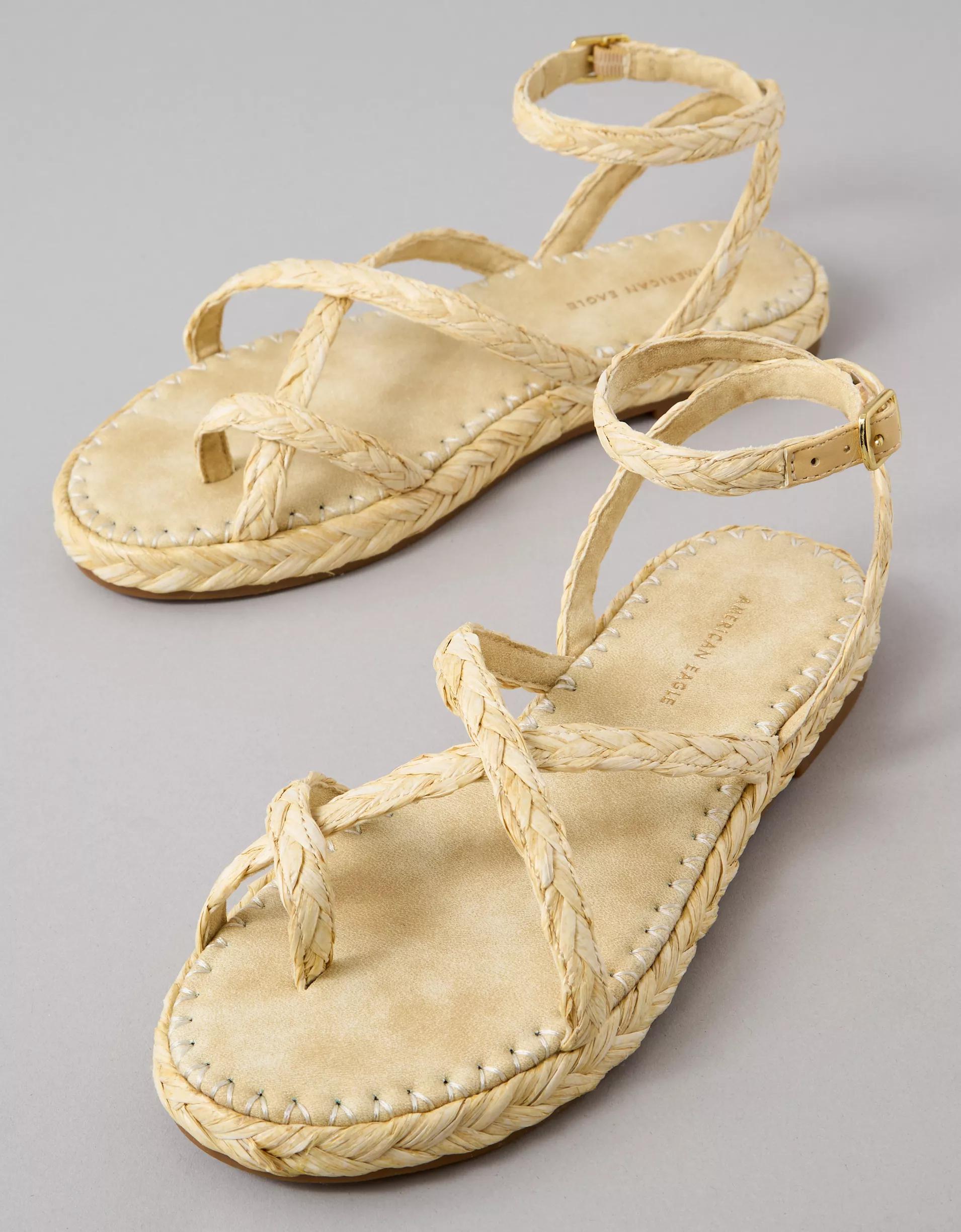 AE Raffia Espadrille Sandal Product Image
