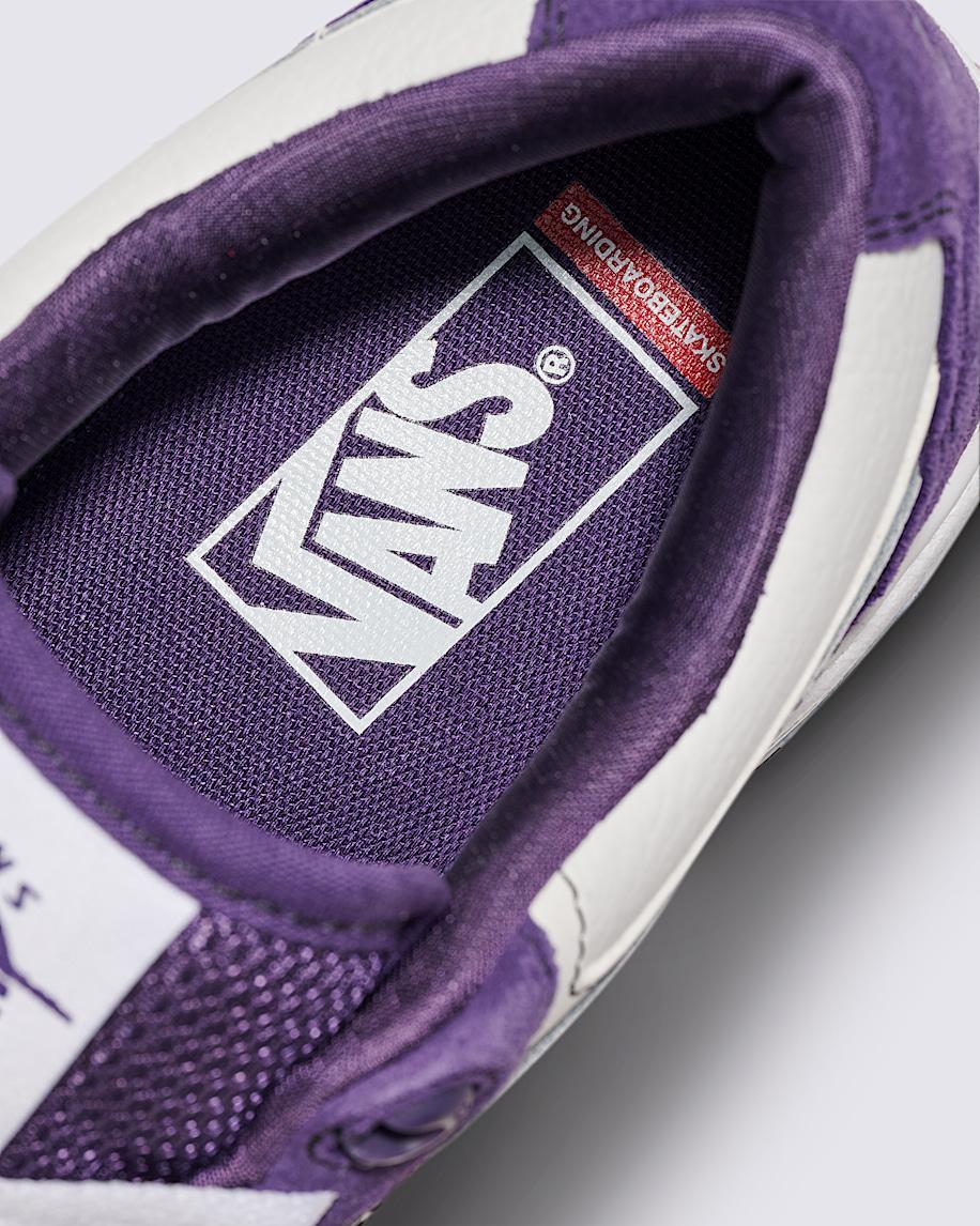 Skate Rowan 2.0 Shoe in Purple / White| Vans US Product Image