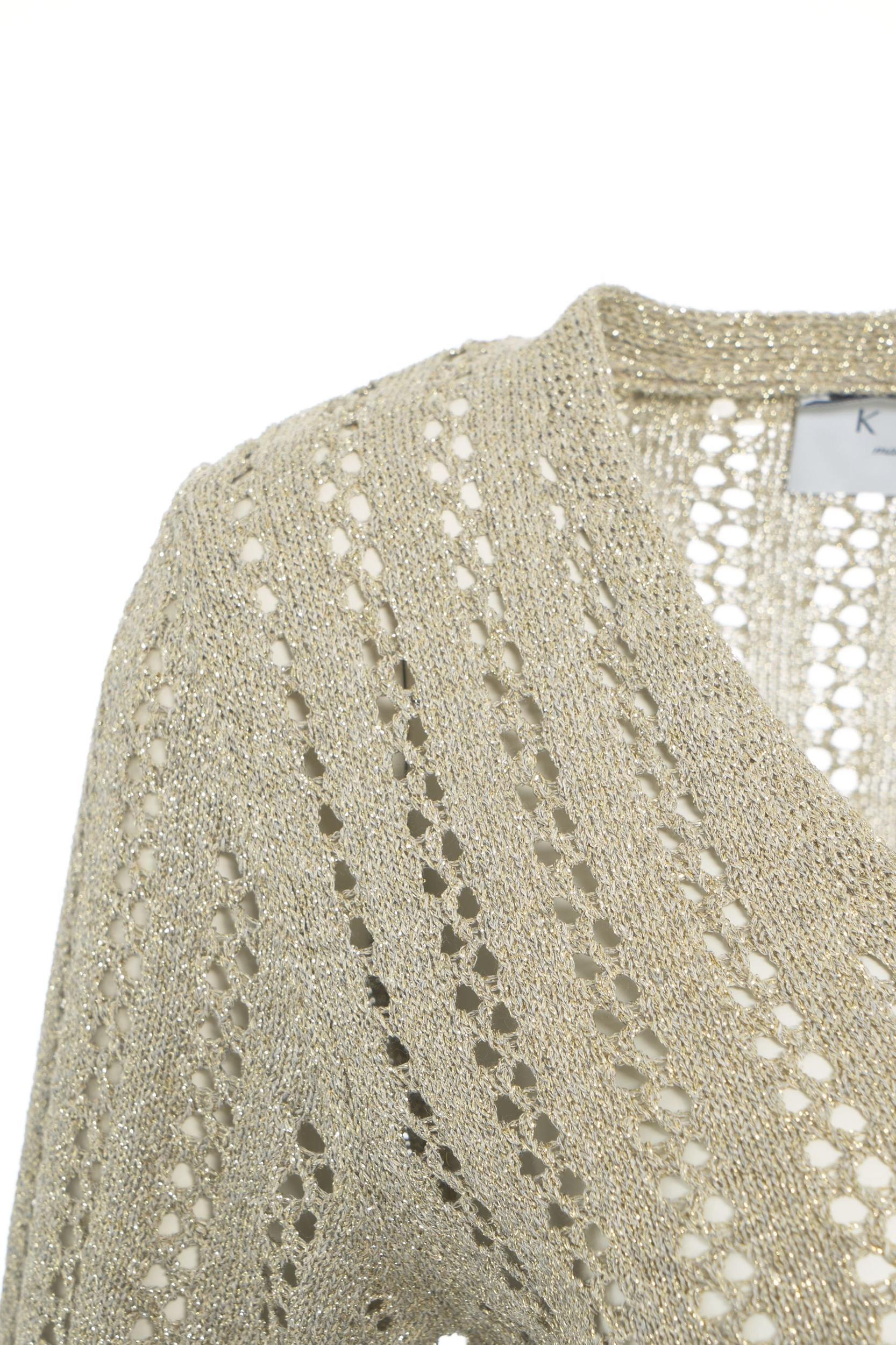 Knit short sleeved cardigan Product Image