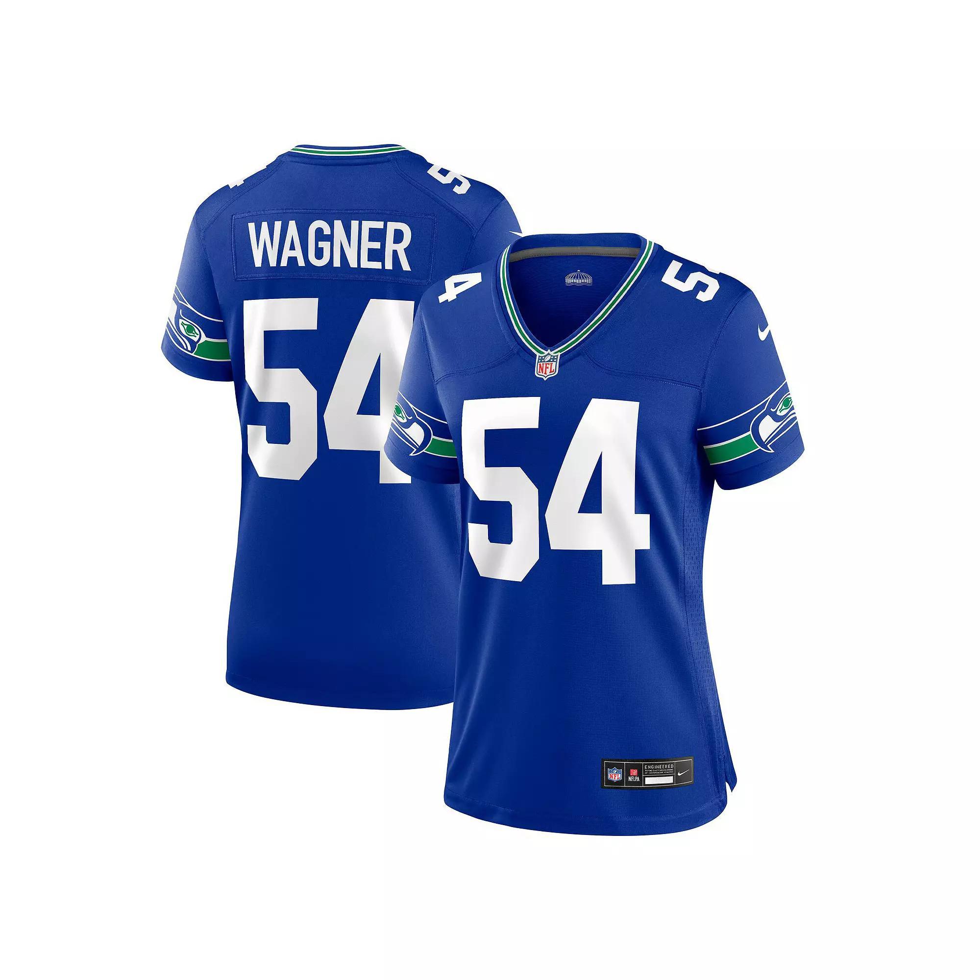 Women's Nike Bobby Wagner Royal Seattle Seahawks Player Jersey, Size: XL, Blue Product Image