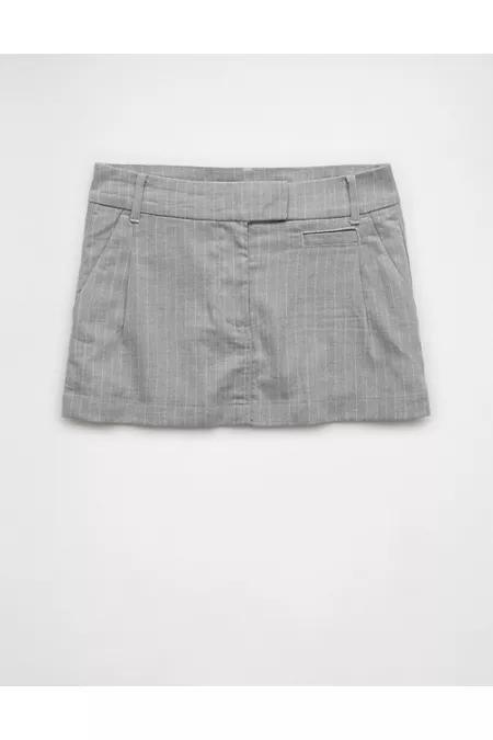 AE Low-Rise Pinstripe Mini Skort Women's Product Image