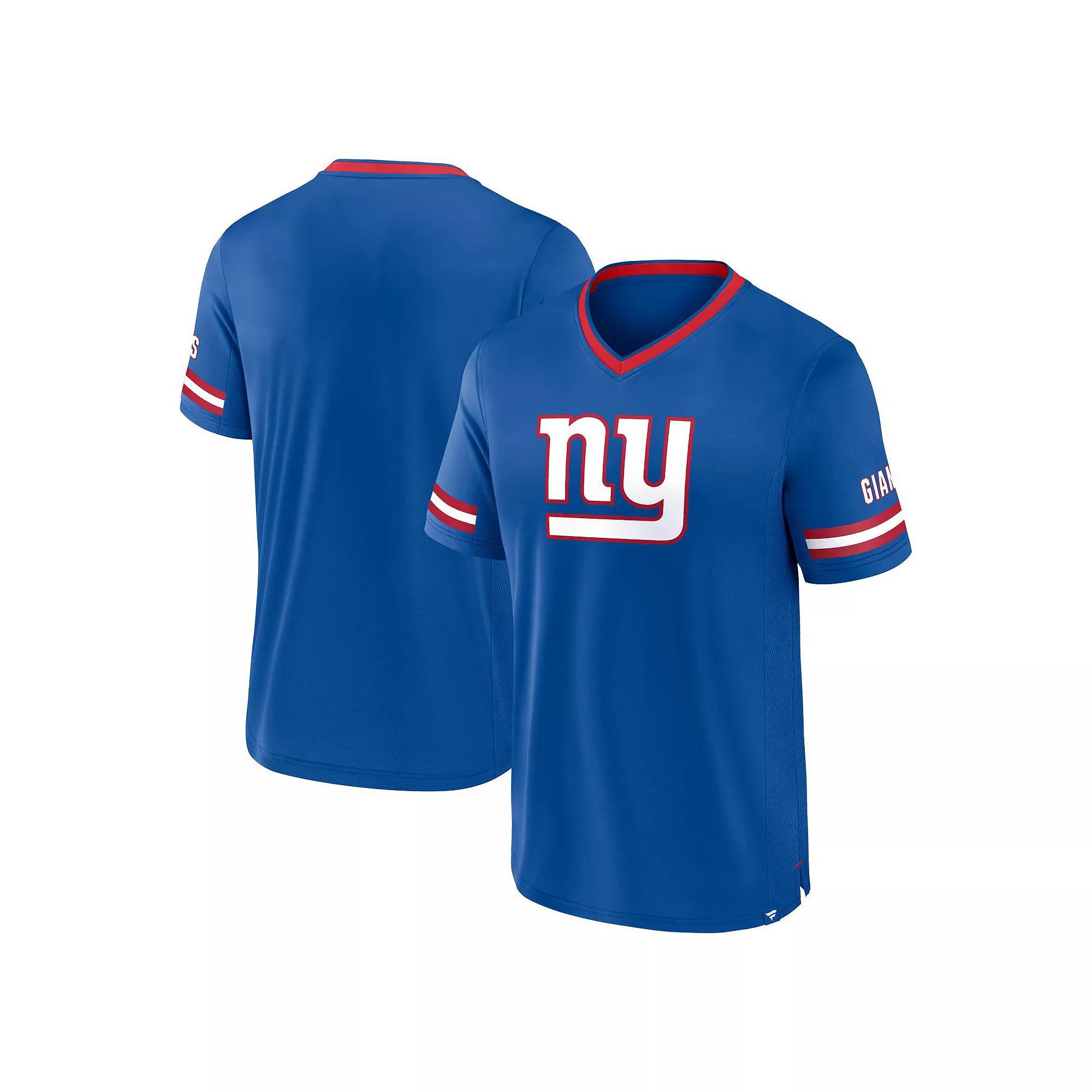 Men's Fanatics Royal New York Giants Stripe Stacking T-Shirt,  Product Image