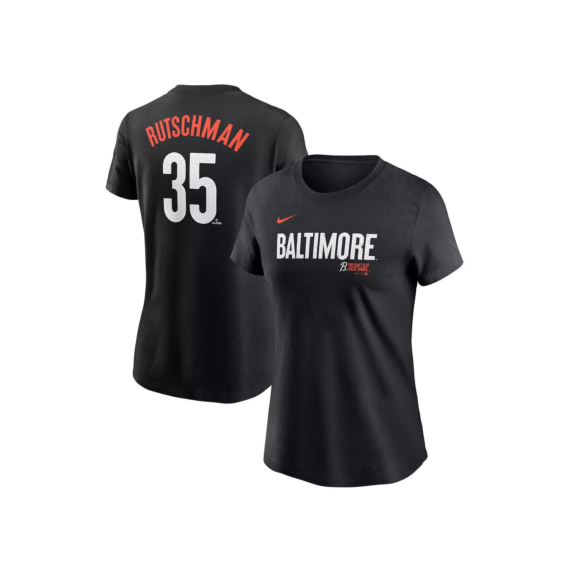 Gunnar Henderson Baltimore Orioles City Connect Fuse Nike Womens MLB T-Shirt | NKAF00AOL9-UR5 Product Image