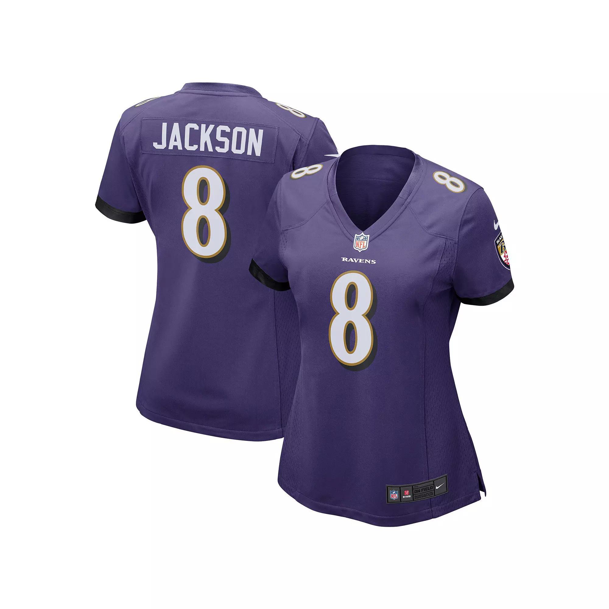 Women's Nike Lamar Jackson Purple Baltimore Ravens Game Jersey,  Product Image