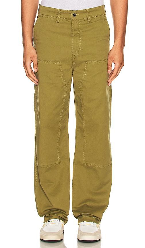 SATURDAYS NYC Morris Canvas Carpenter Pant Green. (also in ). Product Image