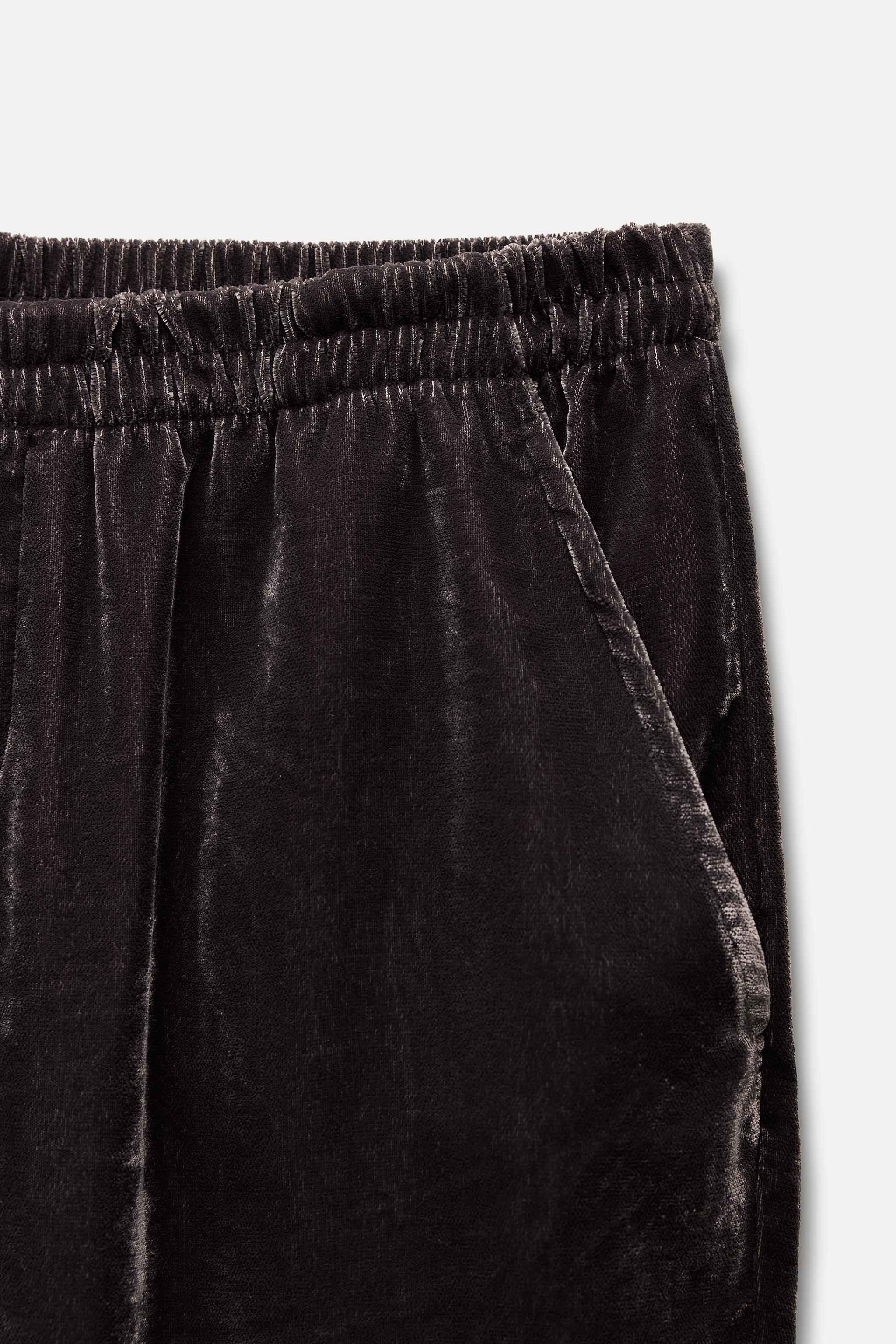 VELVET PAJAMA PANTS Product Image