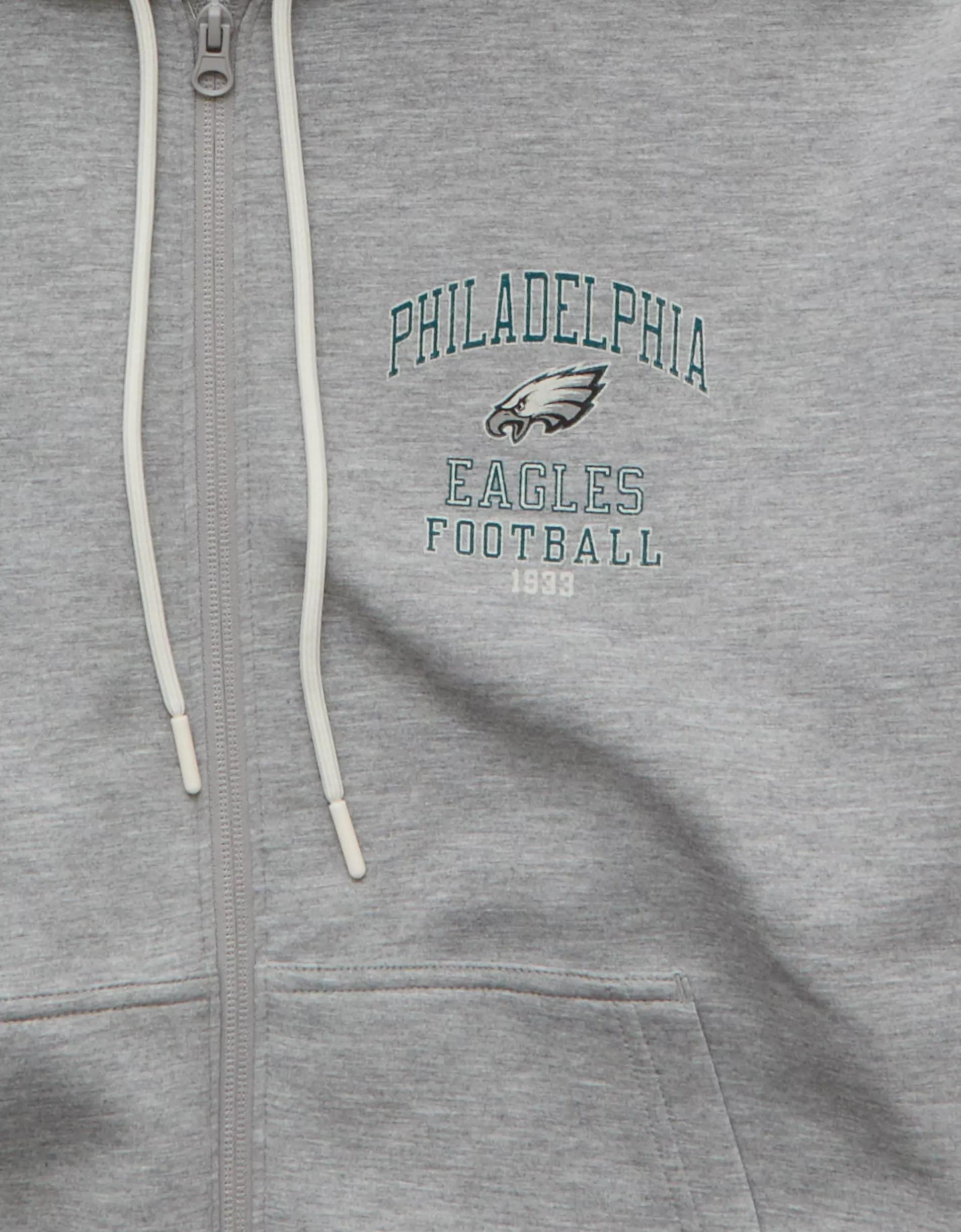 AE 24/7 NFL Philadelphia Eagles Graphic Zip-Up Hoodie Product Image