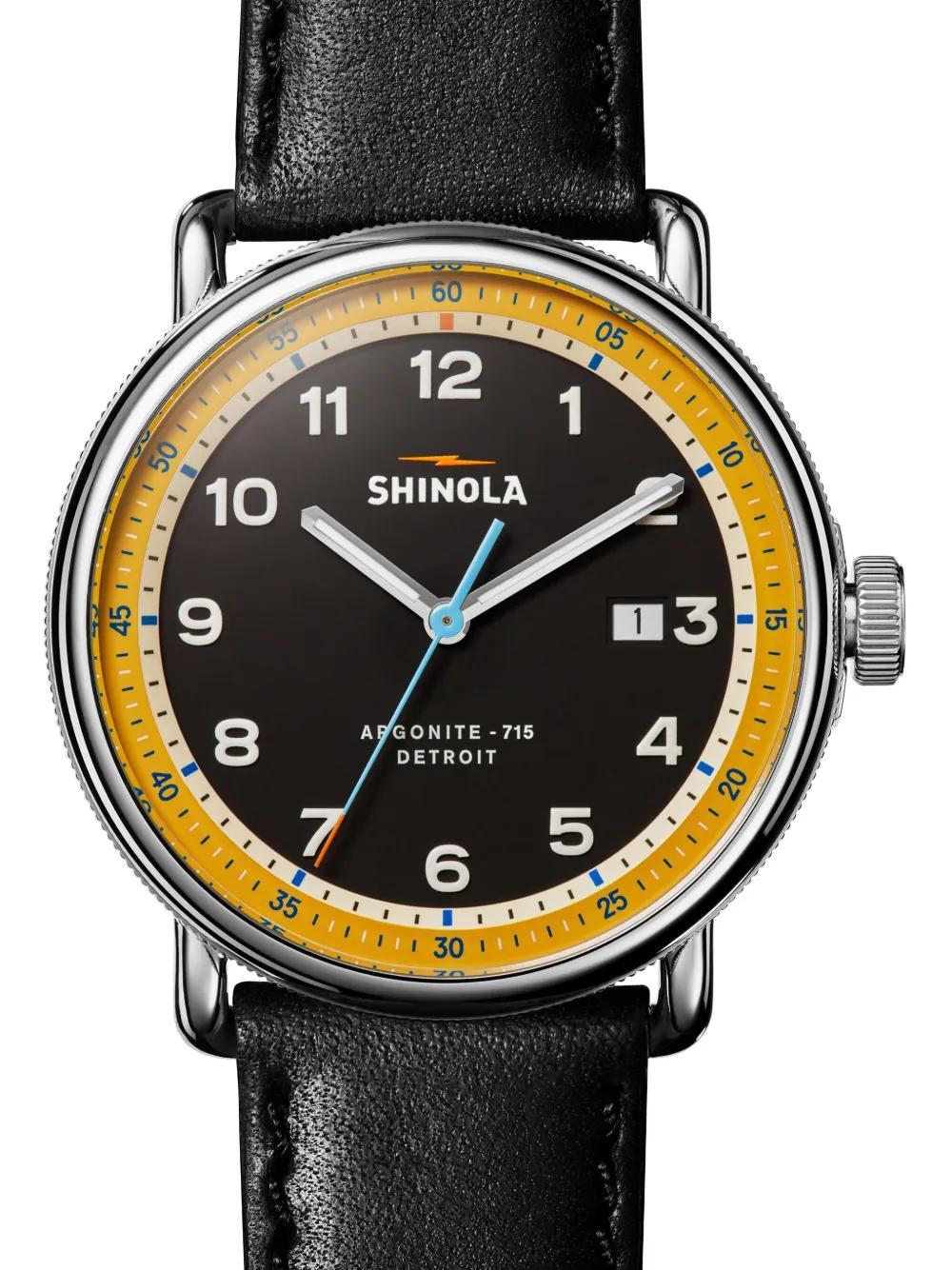 SHINOLA The Canfield 43mm In Black Product Image