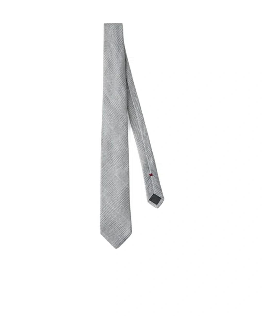 BRUNELLO CUCINELLI Self-fastening Tie In Gray Product Image