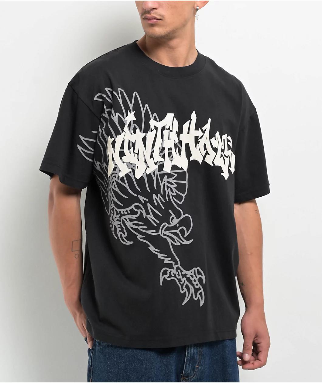 Ninth Hall Ambush Eagle Black T-Shirt Product Image