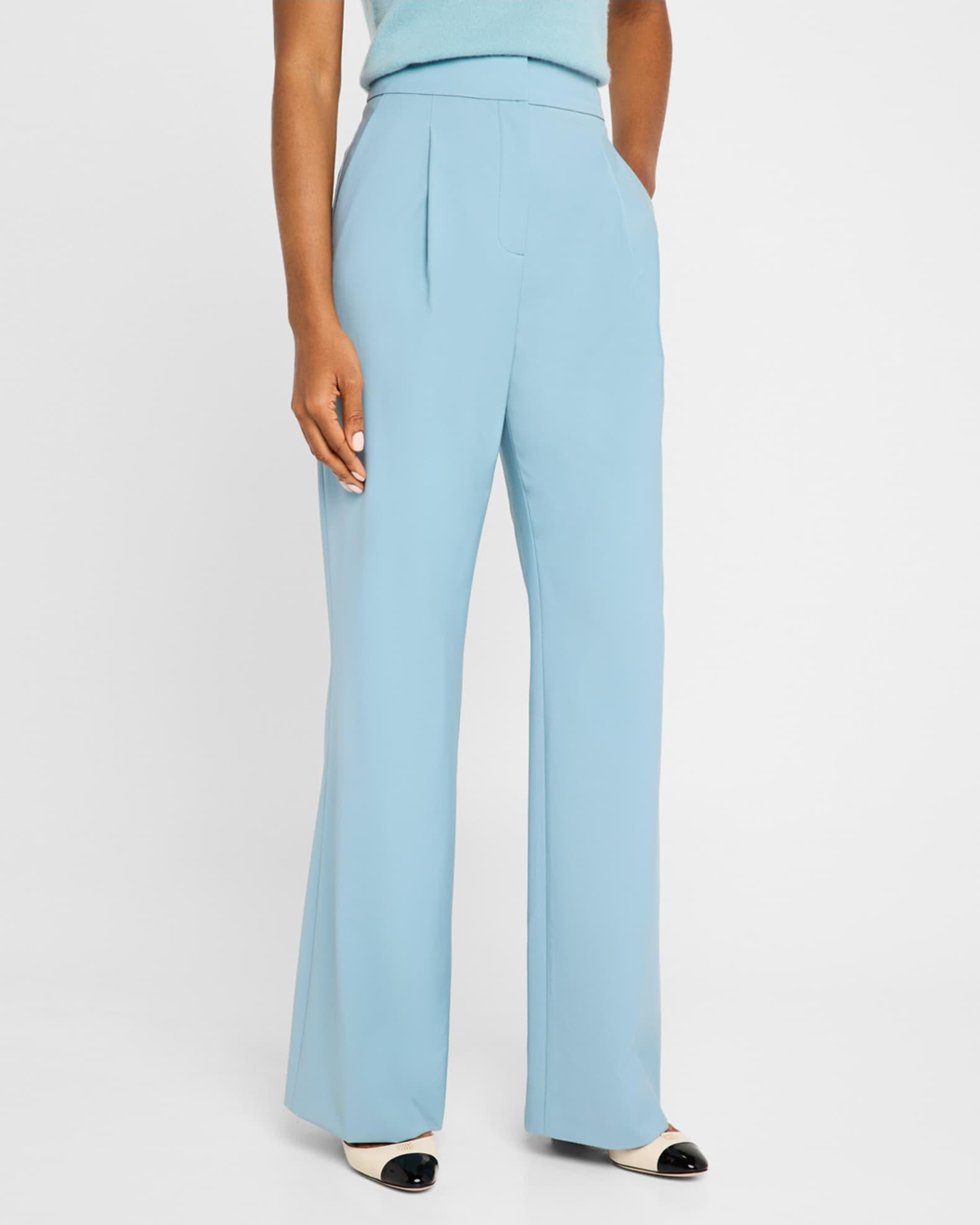 Robinne Pleated Straight-Leg Pants Product Image