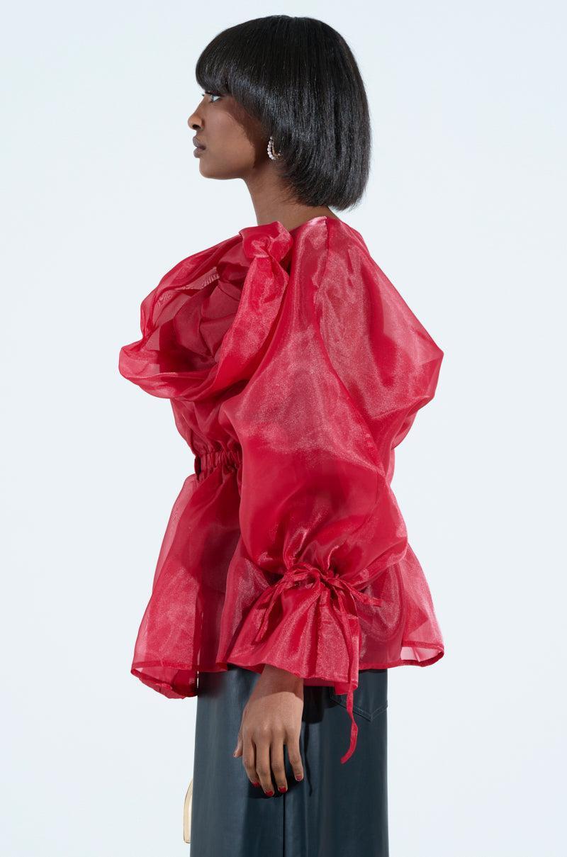 JULIA BUTTON DOWN BLOUSE Product Image