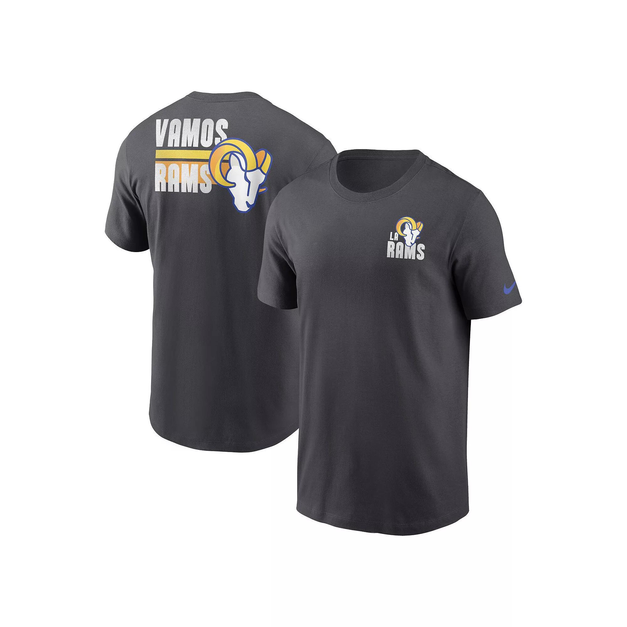 Men's Nike Royal Los Angeles Rams Blitz Essential T-Shirt,  Product Image