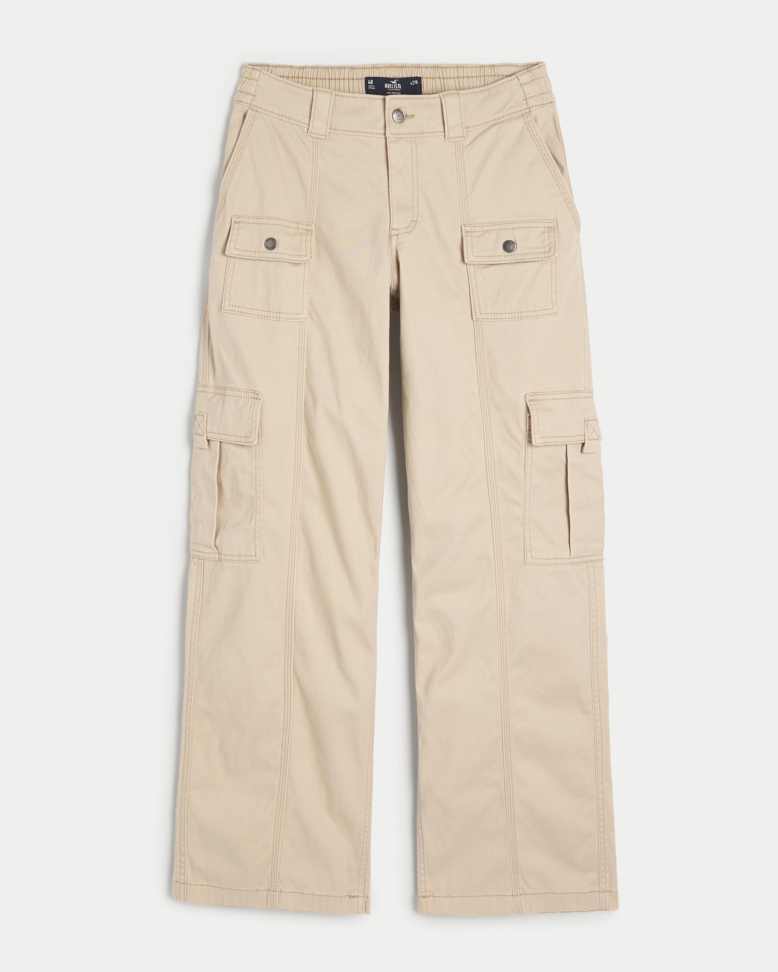 Low-Rise Baggy 4-Pocket Cargo Pants Product Image